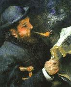 Pierre-Auguste Renoir Portrat Claude Monet oil